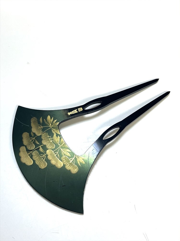 花とら●リサイクル小物 髪飾り 簪 かんざし ヘアアクセサリー 松 和装 アップスタイル 250921拍卖