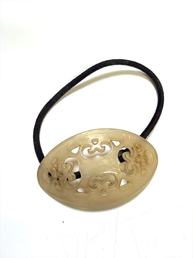 花とら●リサイクル和装小物 髪飾り ゴム留め 250921拍卖