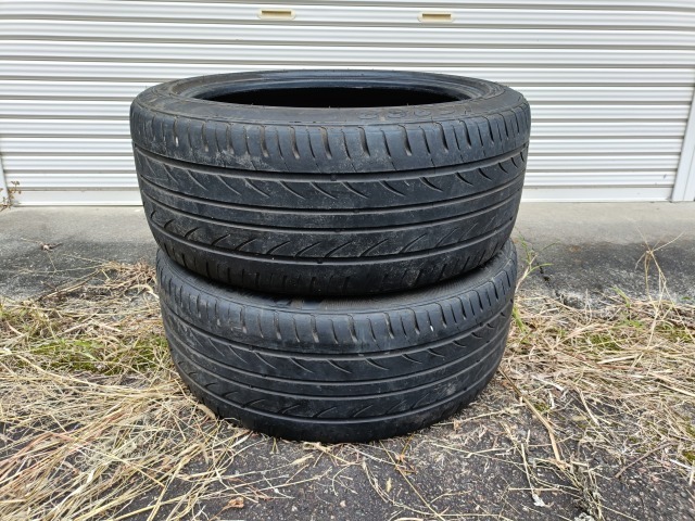 LANDSAIL ランドセイル 245/45 ZR19 サマータイヤ 2本 2014年製 中古 ノーマル ラジアル 現状品 245 45拍卖