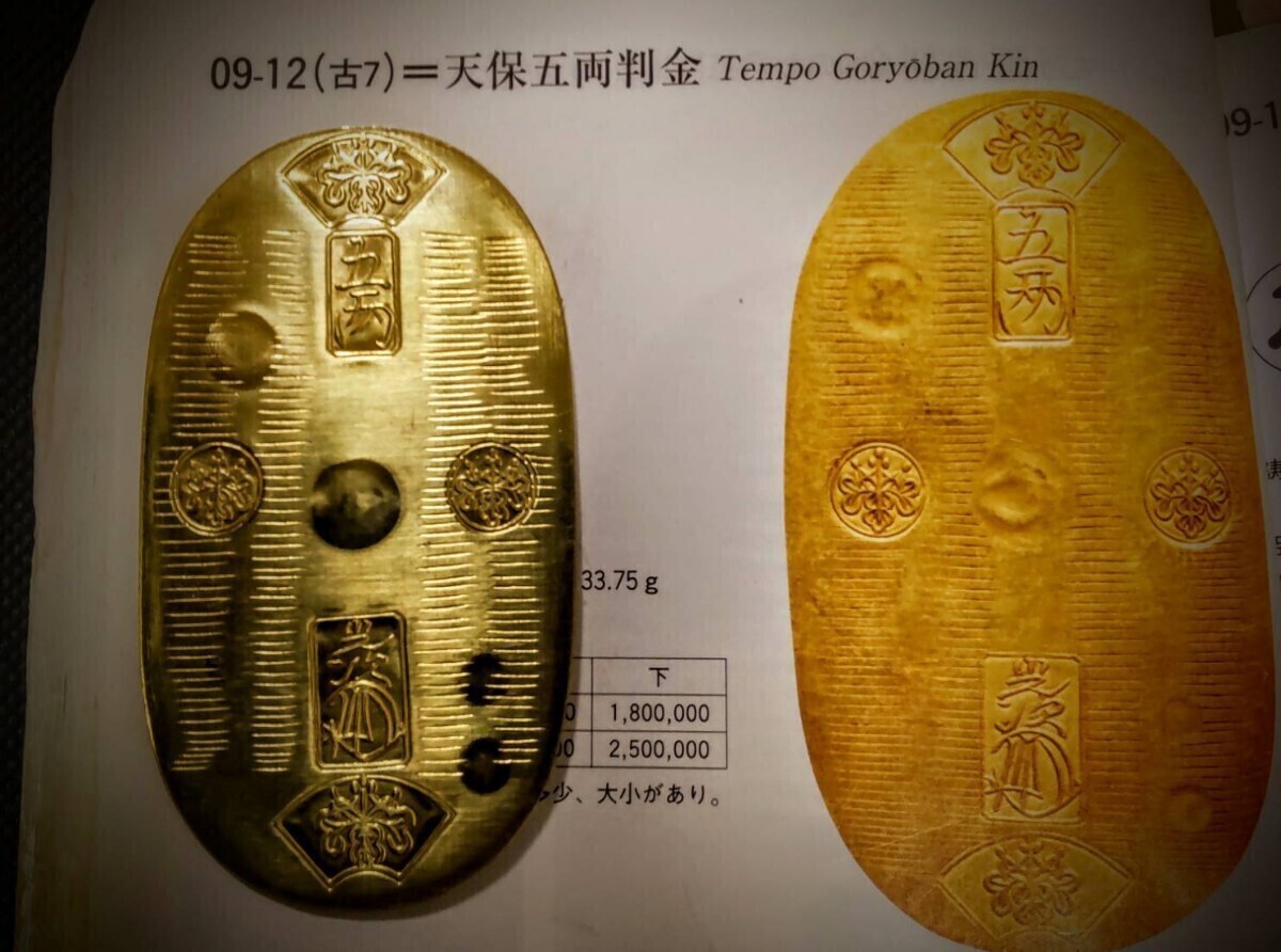 天保五両判 古銭 大判 小判 江戸 刻印 元文小判アンティークコレクション 天保五両判拍卖