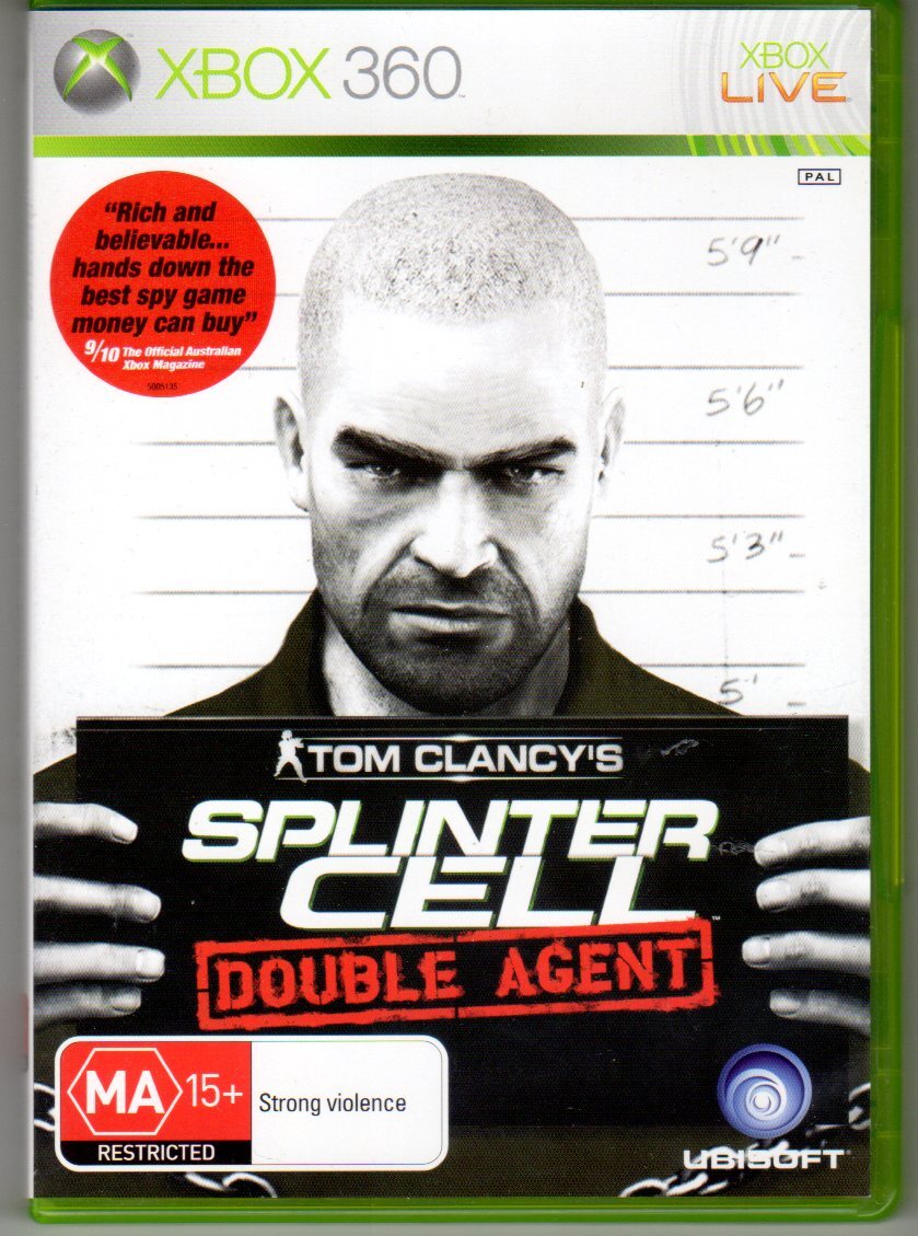 XBOX360◆海外版 Tom Clancy's Splinter Cell: Double Agent スプリンターセル ダブルエージェント拍卖