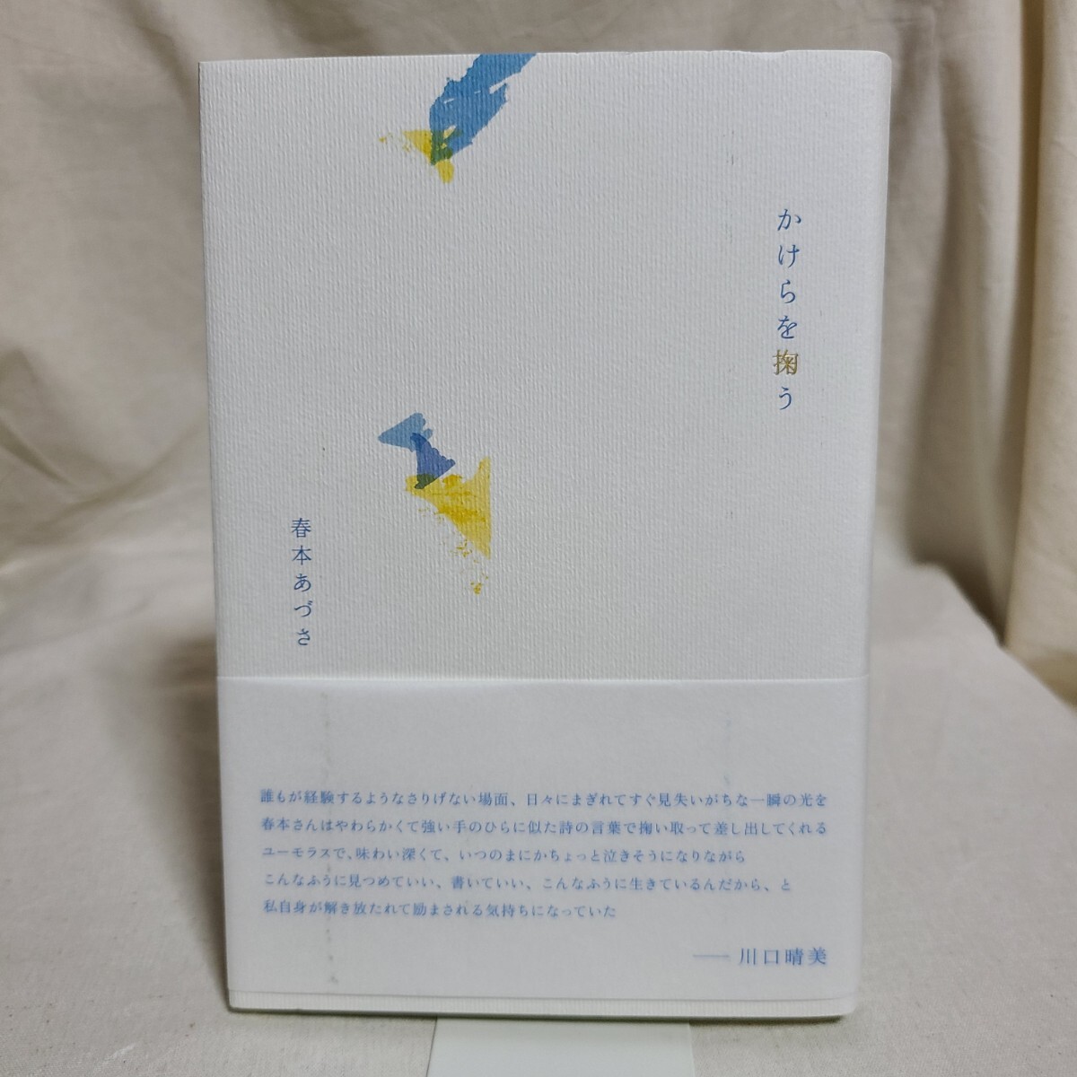 春本あづさ「かけらを掬う」(七月堂、2025年) 詩集/詩歌/ポエム拍卖