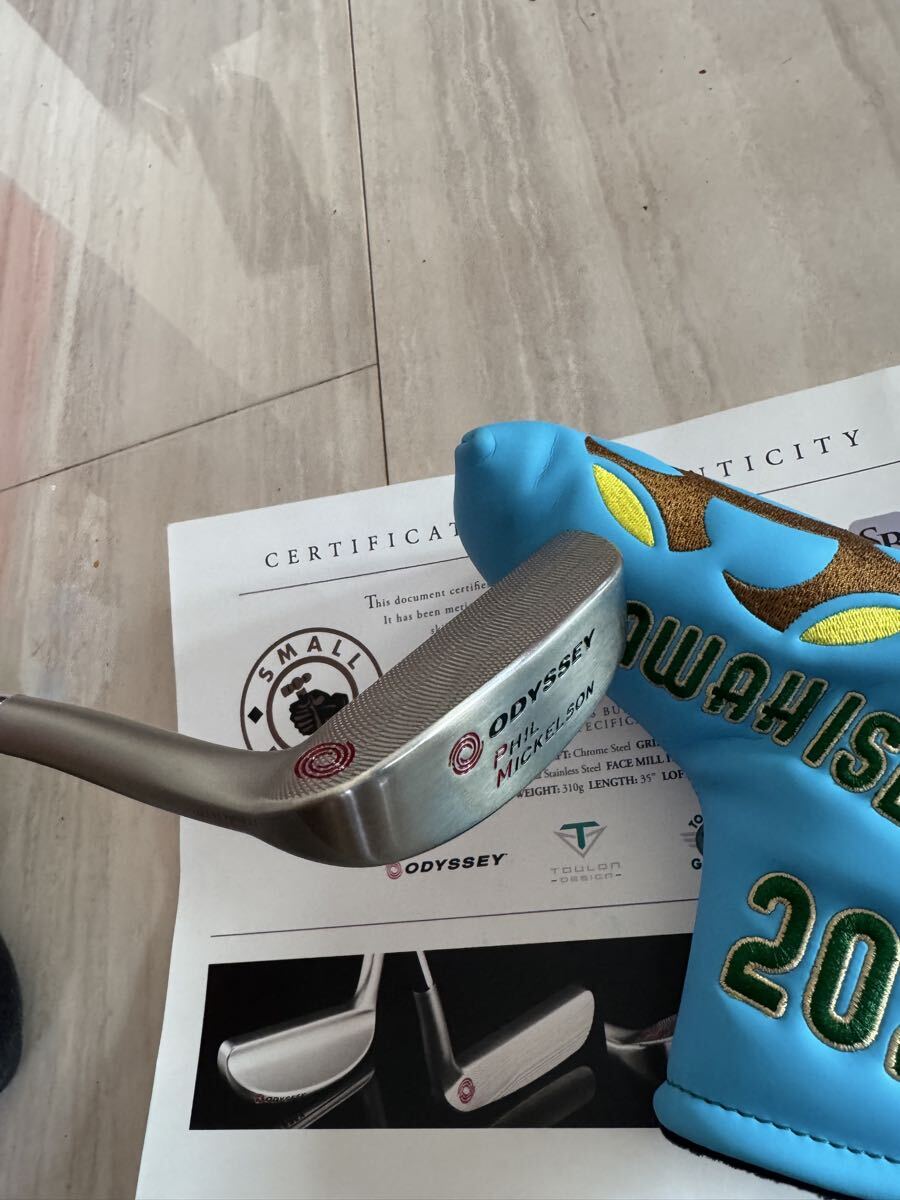 超美品 ODYSSEY SMALL BATCH フィルミケルソン パター レフトハンド拍卖