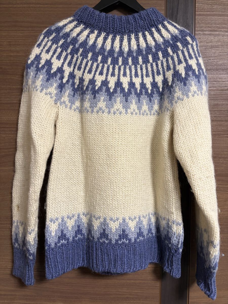 ビンテージ 80年代 stobi nordic wool sweater Mサイズ デンマーク製 vintage ノルディック ウール ニット セーター ハンドメイド EU 古着拍卖