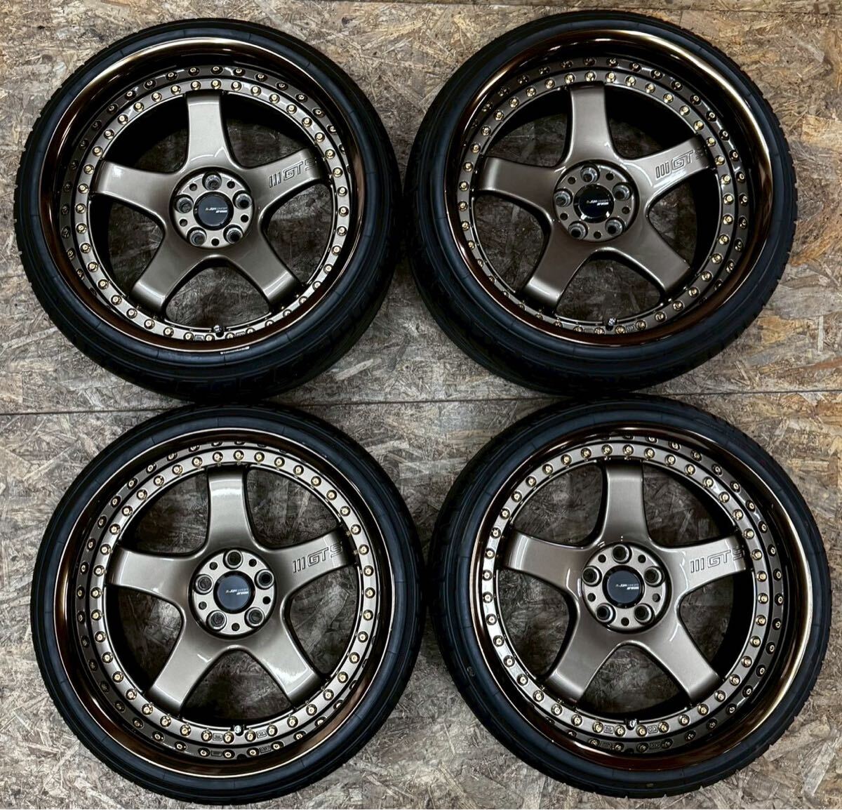 【希少!】WORK JDM CONCEPT GT5-3P 18インチ 9.5J±0 10.5J+13 PCD1005穴 5H コンセプト ZN6 86 BRZ プリウス カローラスポーツ セリカ拍卖