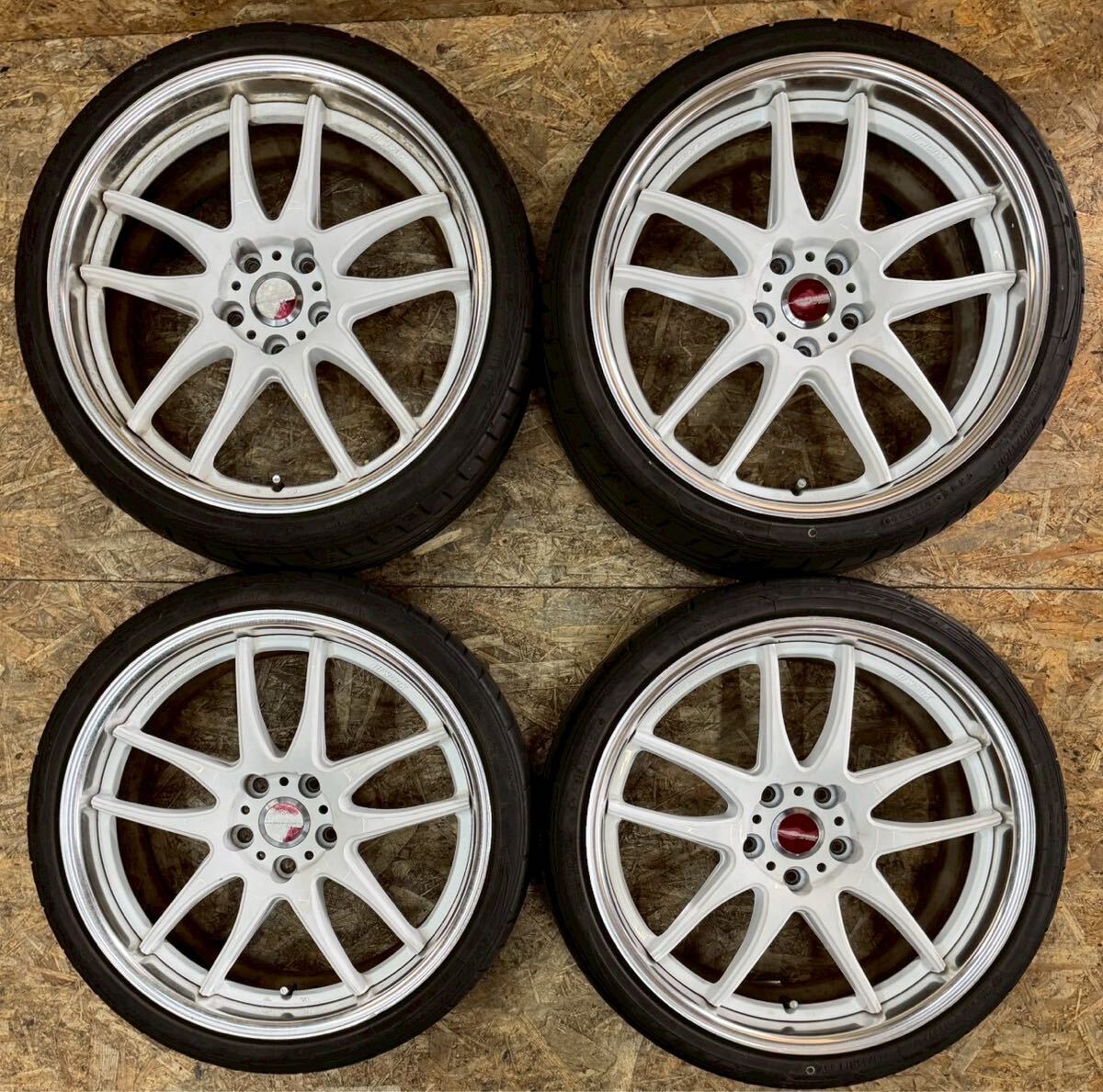 【希少!】WORK エモーション CR2P 19インチ 8.5J+38 PCD 114.3 5穴 5H ドリケツ ローレル スカイライン JZX100 アルテッツァ RX-8 WRX拍卖