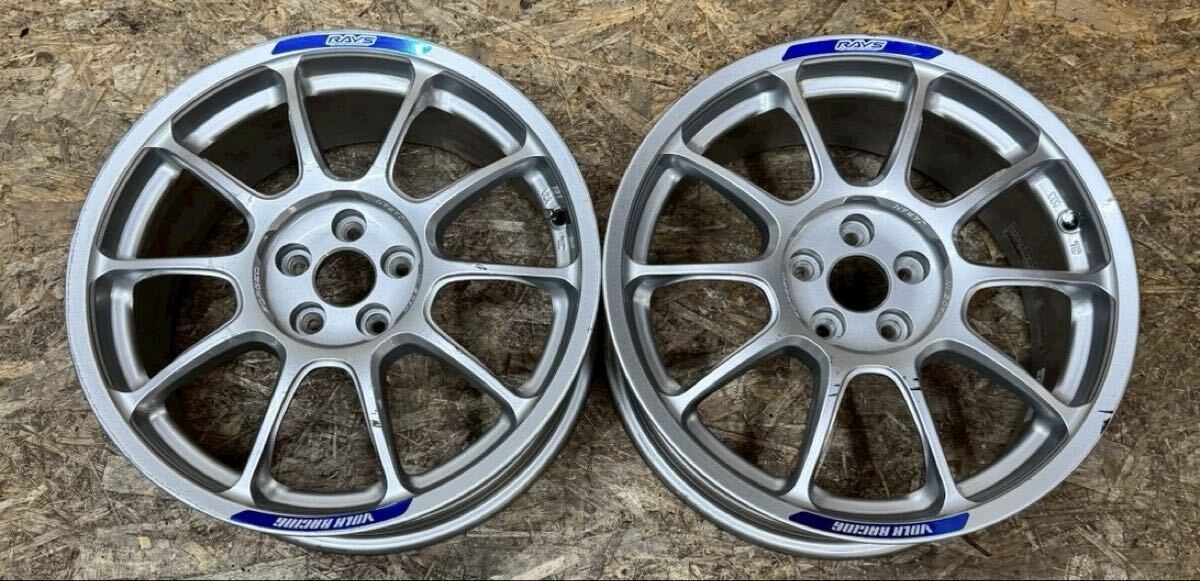 【希少!】RAYS ボルクレーシング ZE40 17インチ 7.5J+44 PCD100 5穴 5H 軽量 鍛造 ZN6 86 BRZ プリウス カローラスポーツ インプレッサ 拍卖