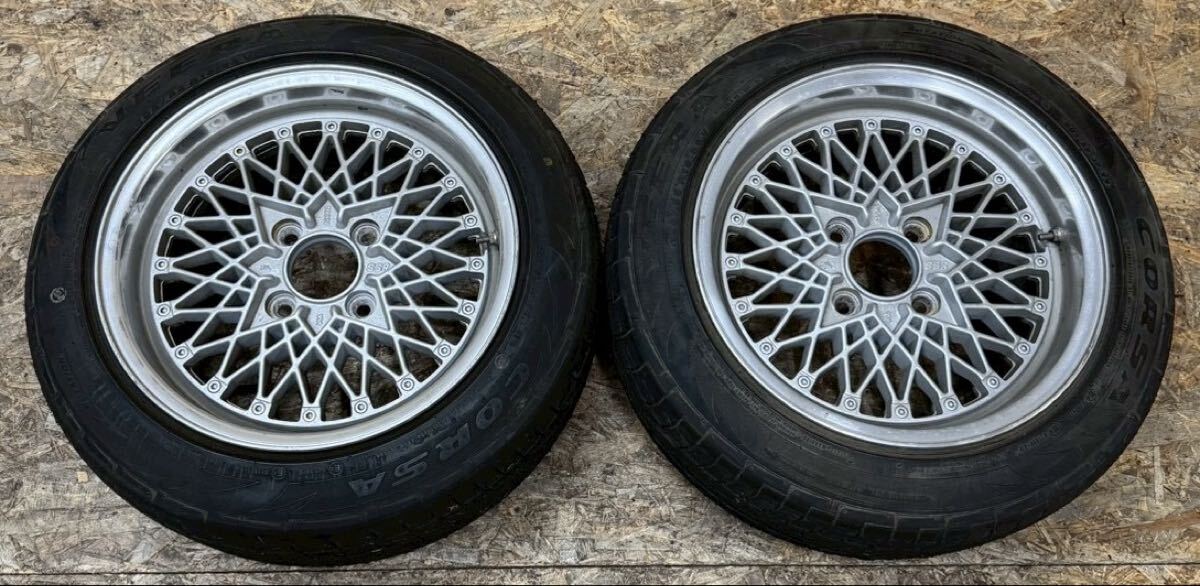 【希少!】SSR フォーミュラメッシュ 15インチ 8J+28 PCD114.3 4穴 4H 深リム 絶版 当時物 AE86 S30Z ハコスカ 拍卖