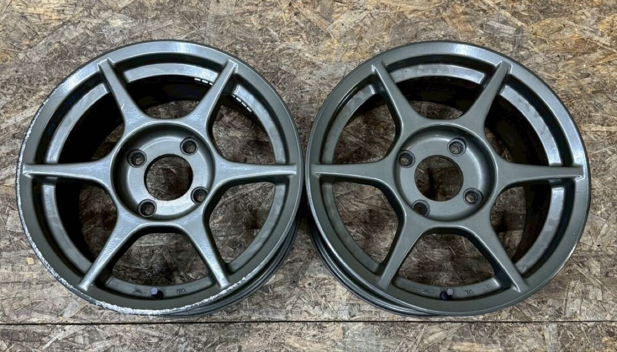 【希少!】P1 レーシング 15インチ 7J+38 PCD114.3 4穴 4H 当時物 絶版 シビック インテグラ AE86 旧車 ローレル シルビア 拍卖