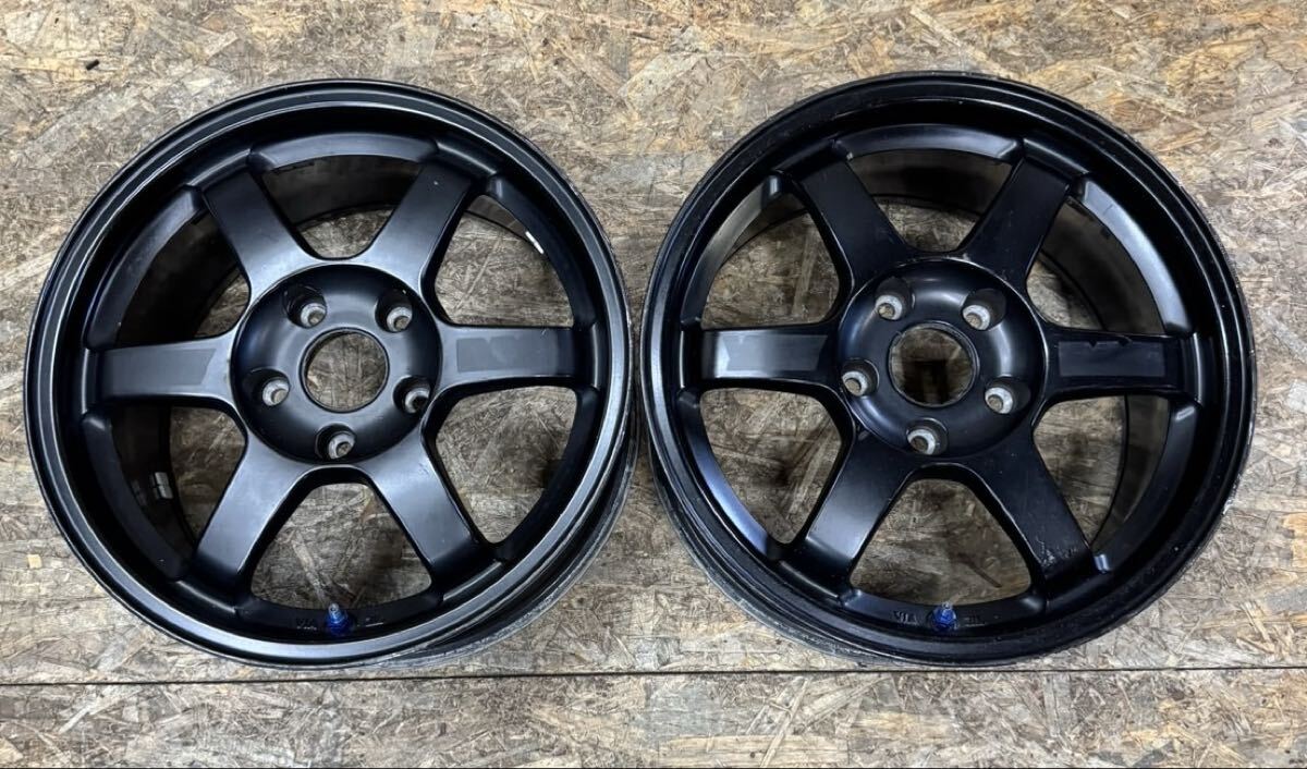 【希少!】RAYS ボルクレーシング TE37 16インチ 8J+42 PCD114.3 5穴 5H 軽量 鍛造 シビック インテグラ EK9 DC2 MR2 シルビア 180SX拍卖