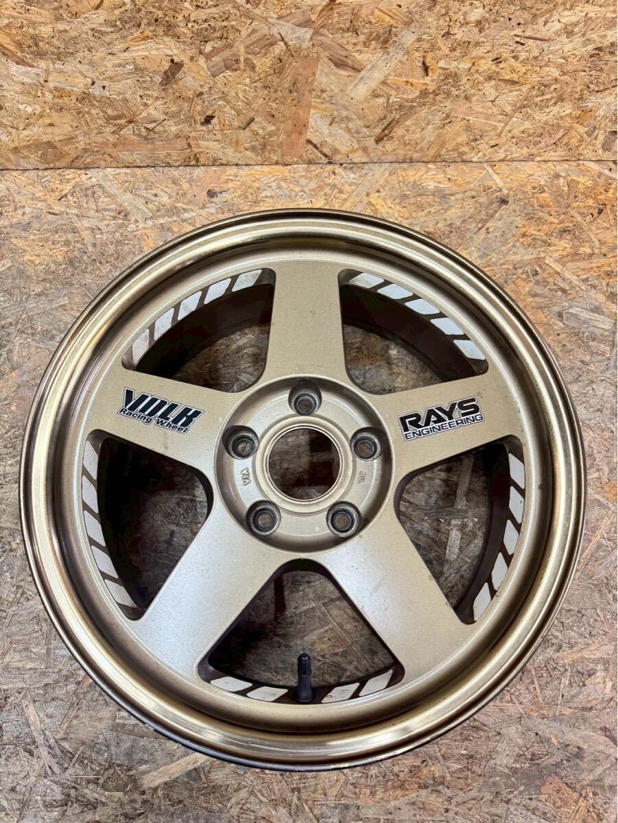 【1本!】RAYS ボルクレーシング TE37 16インチ 7J+33 PCD114.3 5穴 5H 軽量 鍛造 シビック インテグラ拍卖