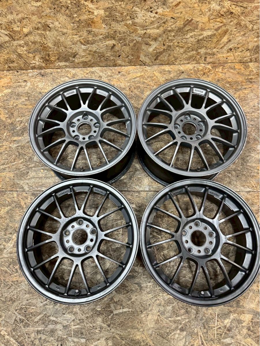 【希少!】RAYS ボルクレーシング SE37 18インチ 7.5J+48 8.5J+45 PCD114.3 5穴 5H 軽量 鍛造 当時物 シルビア アルテッツァ MR2 ソアラ拍卖