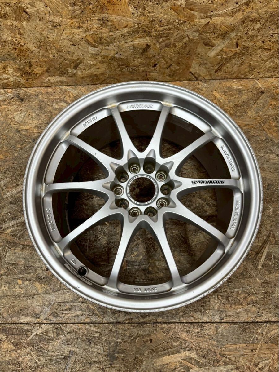 【1本!】RAYS ボルクレーシング CE28N 18インチ 9J+35 PCD 114.3 5穴 5H 軽量 鍛造 シルビア WRX STi S2000 シビック インテグラ拍卖