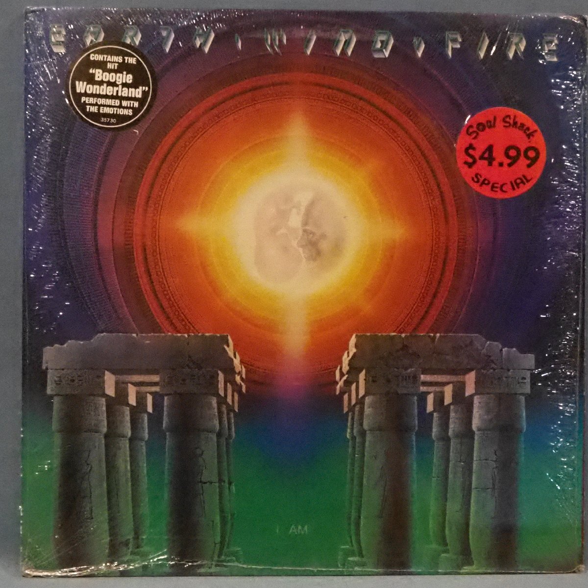 ■SHRINK STICKER★EARTH WIND & FIRE/I AM★ARC '79 ORIGINAL LYRICS★送料無料(条件有り)■拍卖