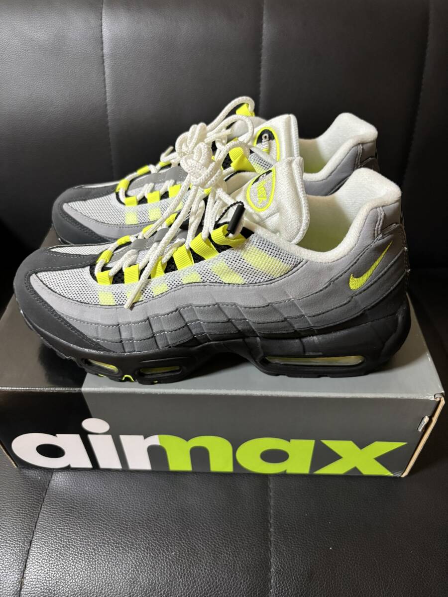 ★NIKE AIR MAX 95 OG (ネオンイエロー/イエローグラデ) CT1689-001拍卖