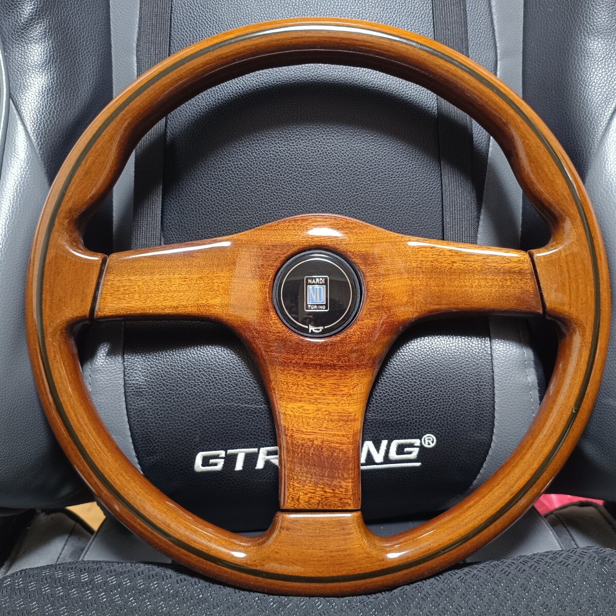 即決 美品 正規品 NARDI GARA3 ナルディ ガラ3 φ36 360mm ウッドステアリング 廃番品 送料無料拍卖