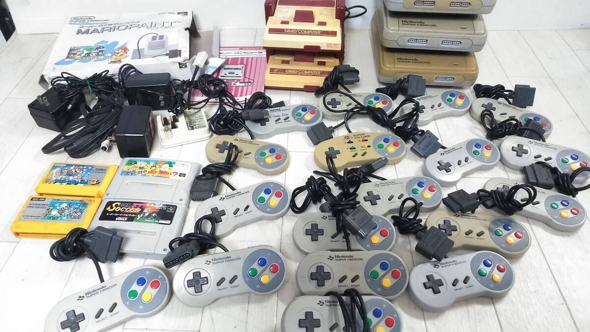 FC SFC ファミコン スーパーファミコン コントローラー ソフト まとめ 33点セット ジャンク GK24拍卖