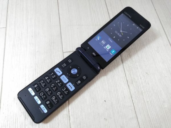 au GRATINA KYF37 KYOCERA 京セラ /4Gガラホ/折畳式/ 簡易動作確認&簡易清掃&初期化OK 利用制限○ #259TD拍卖