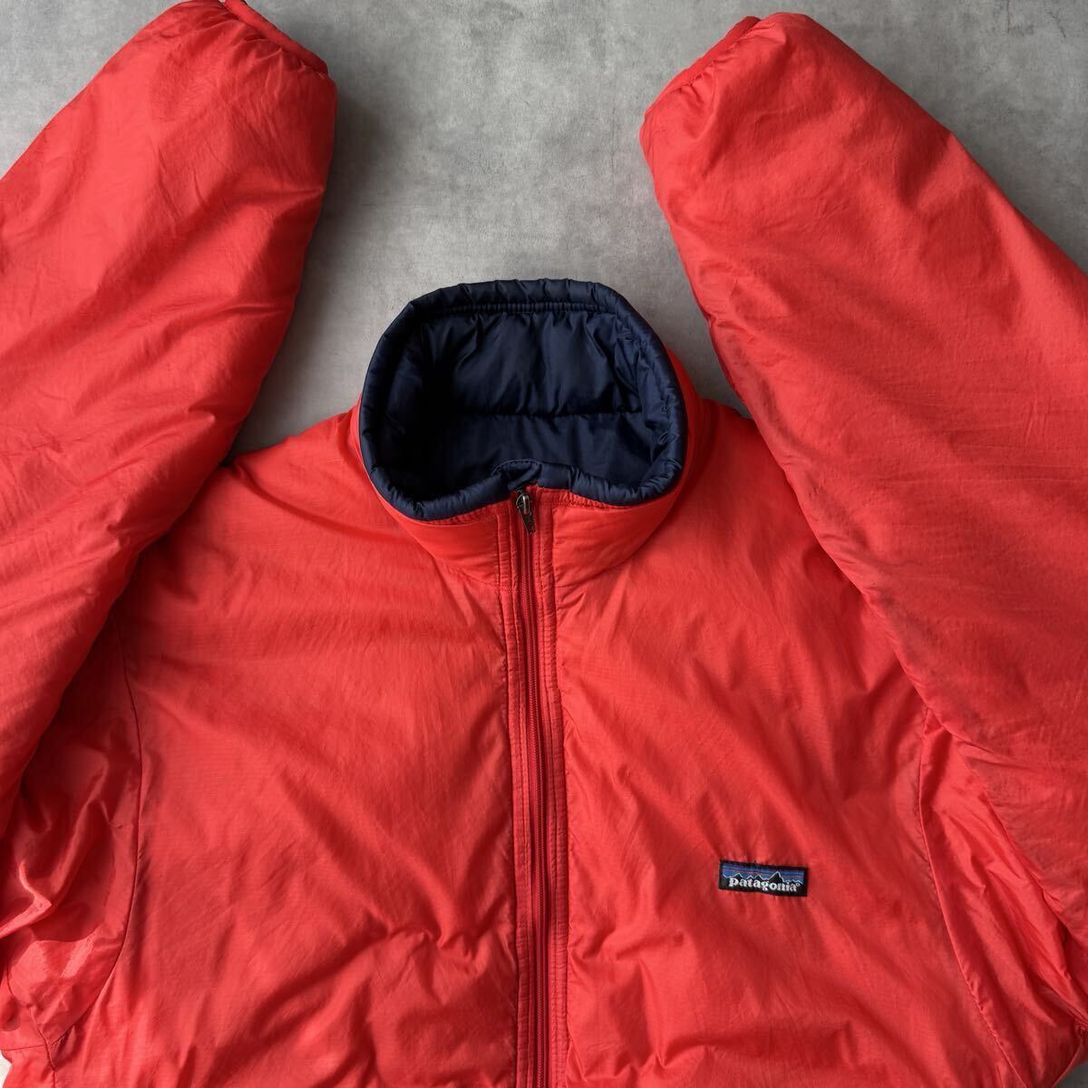 90s Patagonia パタゴニア パフボールジャケット Mサイズ 1997年 レッド 赤 ナイロン 中綿 ダウン USA製 ファイヤーボール ダス 拍卖