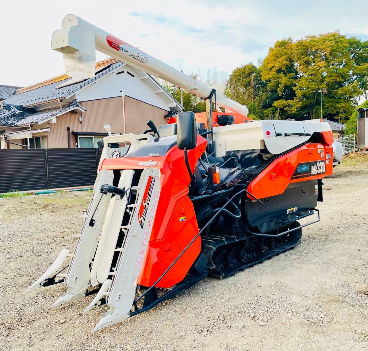 ★クボタ★コンバイン★AR330★152時間★30馬力★3条刈★自動水平★オーガ★モンロー★拍卖