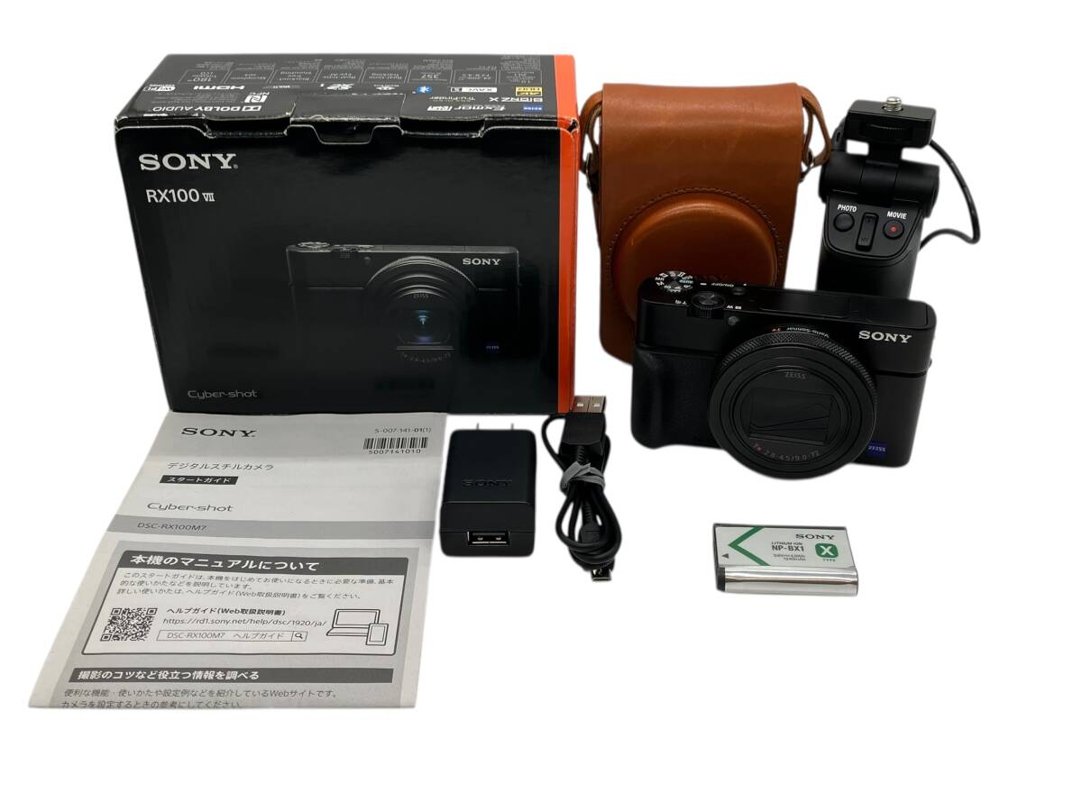 SONY ソニー CYBER-SHOT サイバーショット RX100 Ⅶ DSC-RX100M7 デジタルスチルカメラ デジカメ VCT-SGR1 LCS-RXG ZEISS VII拍卖
