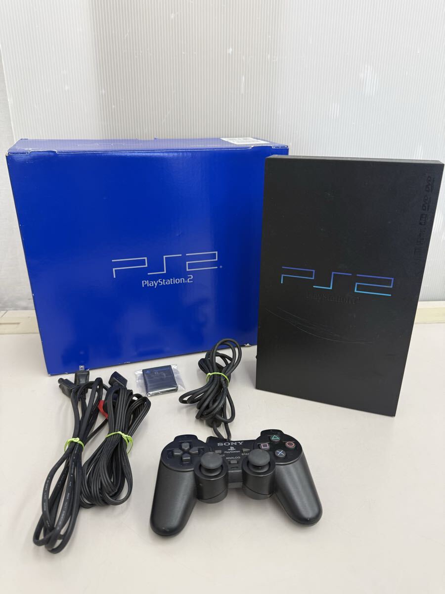 JMM1/2 PlayStation2 プレイステーション2 SONY ソニー PS2 SCPH-10000 ブラック コントローラー プレステ2拍卖