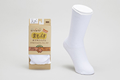 足を守るソックス まもっくす 白 22~24cm拍卖