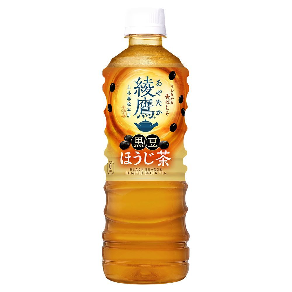 綾鷹 黒豆ほうじ茶 525ml PET 24本 (24本×1ケース) ペットボトル PET 安心のメーカー直送 コカコーラ社拍卖