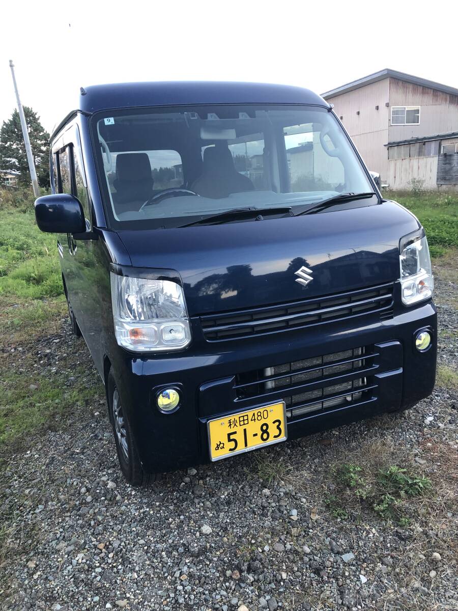 エブリィバンPCリミテッド4WD デュアルカメラサポート 踏み間違い防止ブレーキ付き拍卖