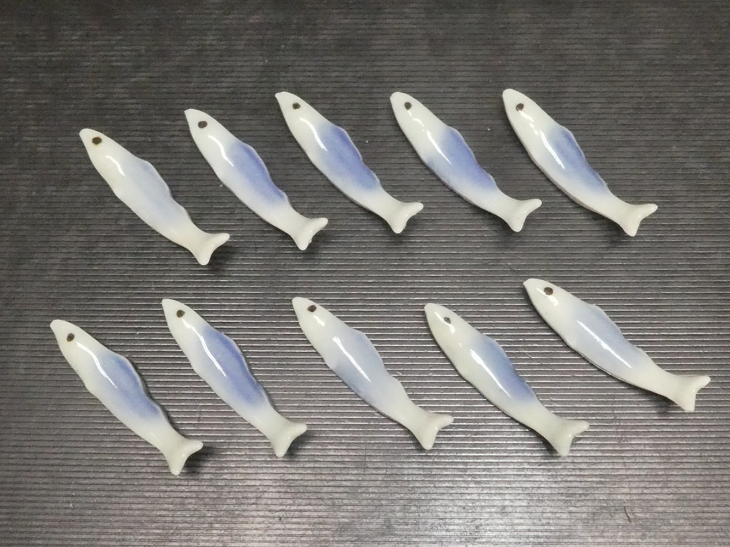 ●魚 箸置き 10客セット 和食器●拍卖