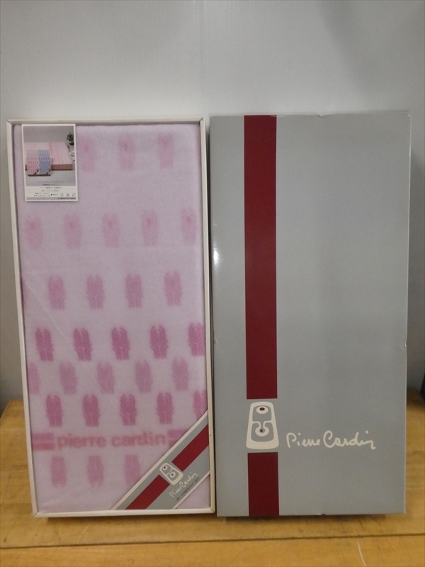 ●ピエールカルダン Pierre Caldinプリントボアシーツ ② シングル 140×240㎝ アクリル100%●拍卖