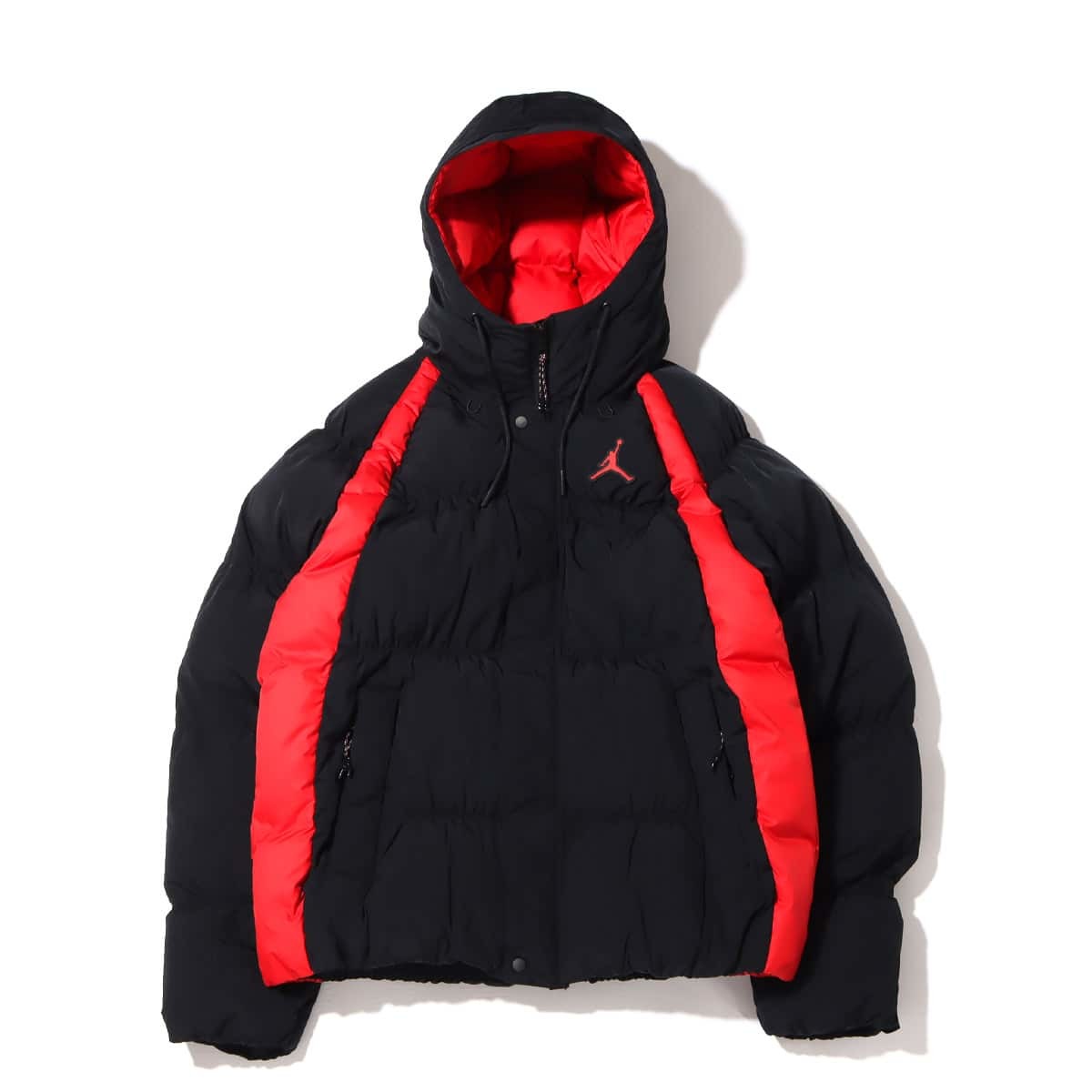 送料無料 M●NIKE ナイキ JORDAN BRAND AS M J ESS PUFFER JKT 黒 赤 da9807-010 ジョーダン エッセンシャル PUFFER ジャケット ダウン 拍卖
