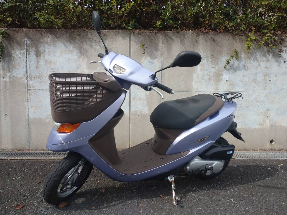 HONDA ホンダ Dio ディオチェスタ AF68 インジェクション FI 紫 2011年式 !!交換部品多数!!現状!拍卖