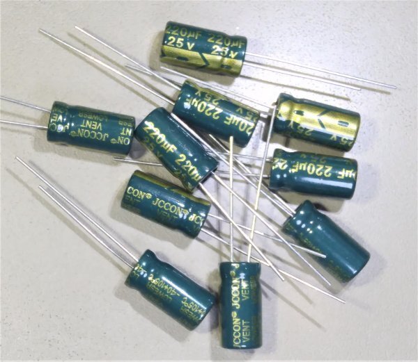 220uf 220μF 25V 105℃ 6×13 電解コンデンサー 10個組1セット拍卖