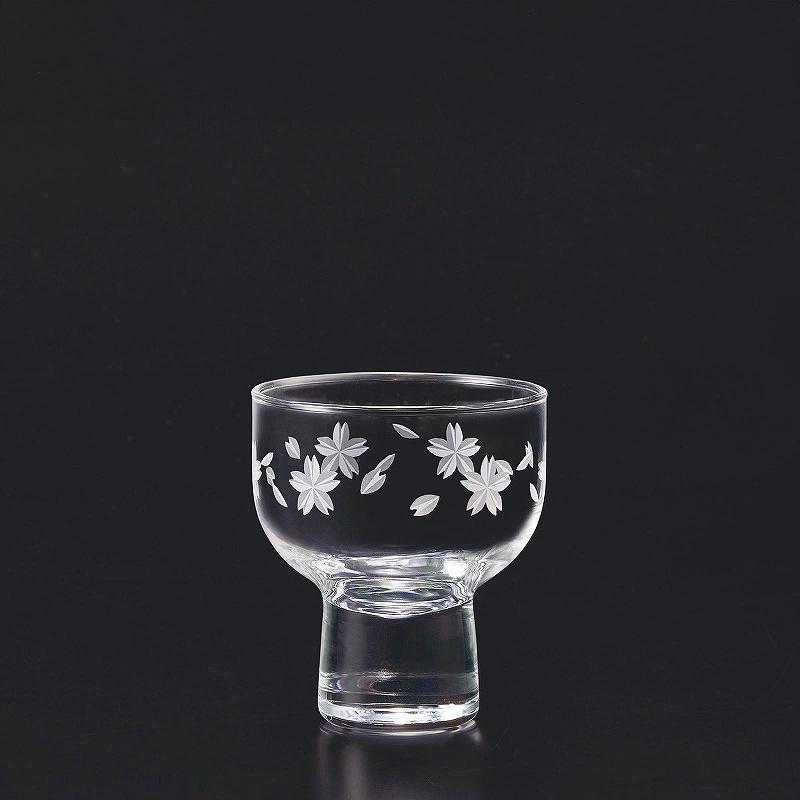 東洋佐々木ガラス 冷酒の器 冷酒杯(さくら柄) 00300-J444 盃 3個セット拍卖