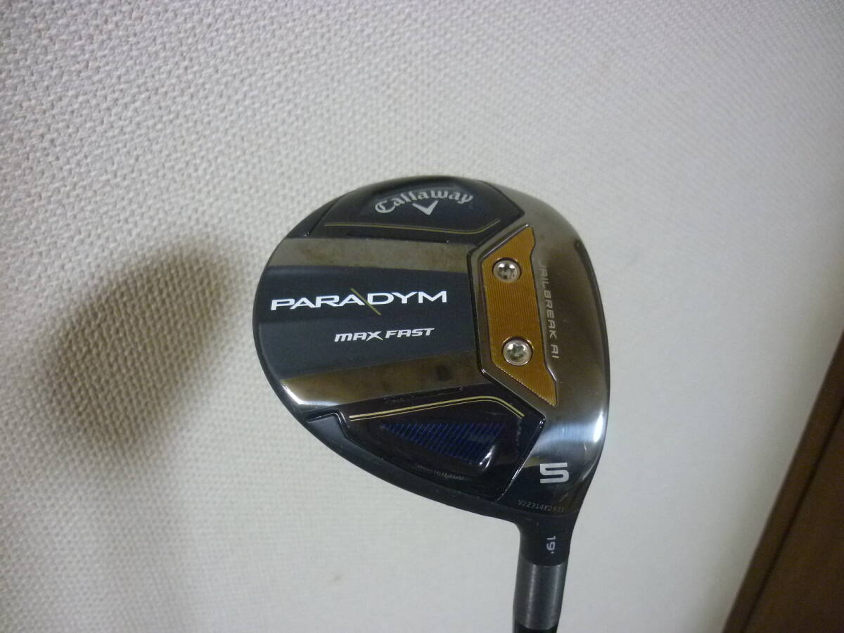 ラウンド未使用!PARADYM MAX FAST 5W 19° SPEEDER NX40 for Callaway-S拍卖