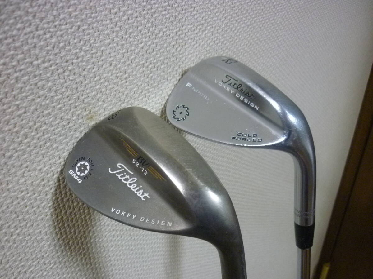 名器! タイトリスト COLD FORGED 52-10 + SM4 BN 58-12 DG 2本セット拍卖