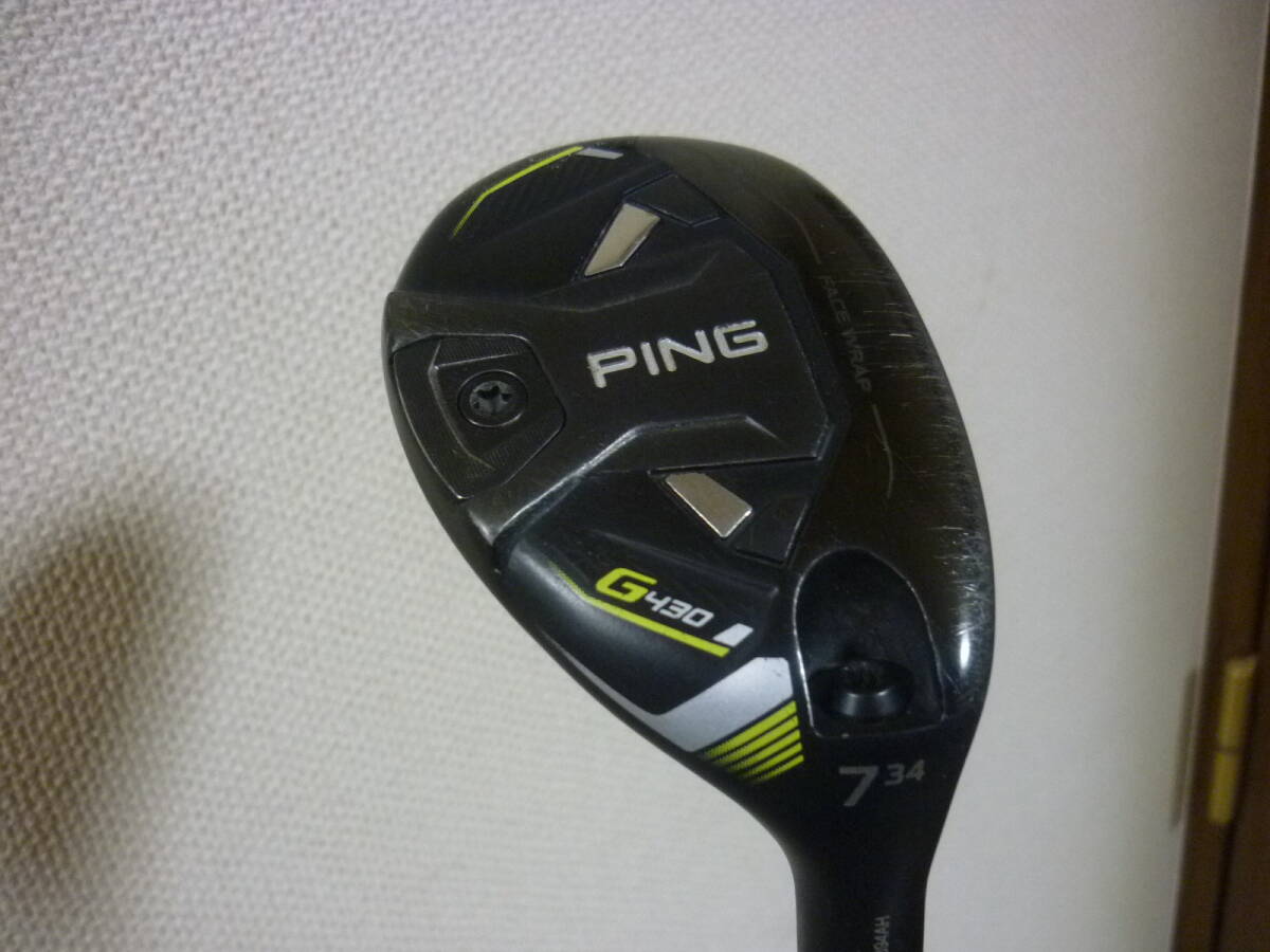 希少! 美品! G430 U7 34° ALTA J CB BLACK SRフレックス HC付! 拍卖