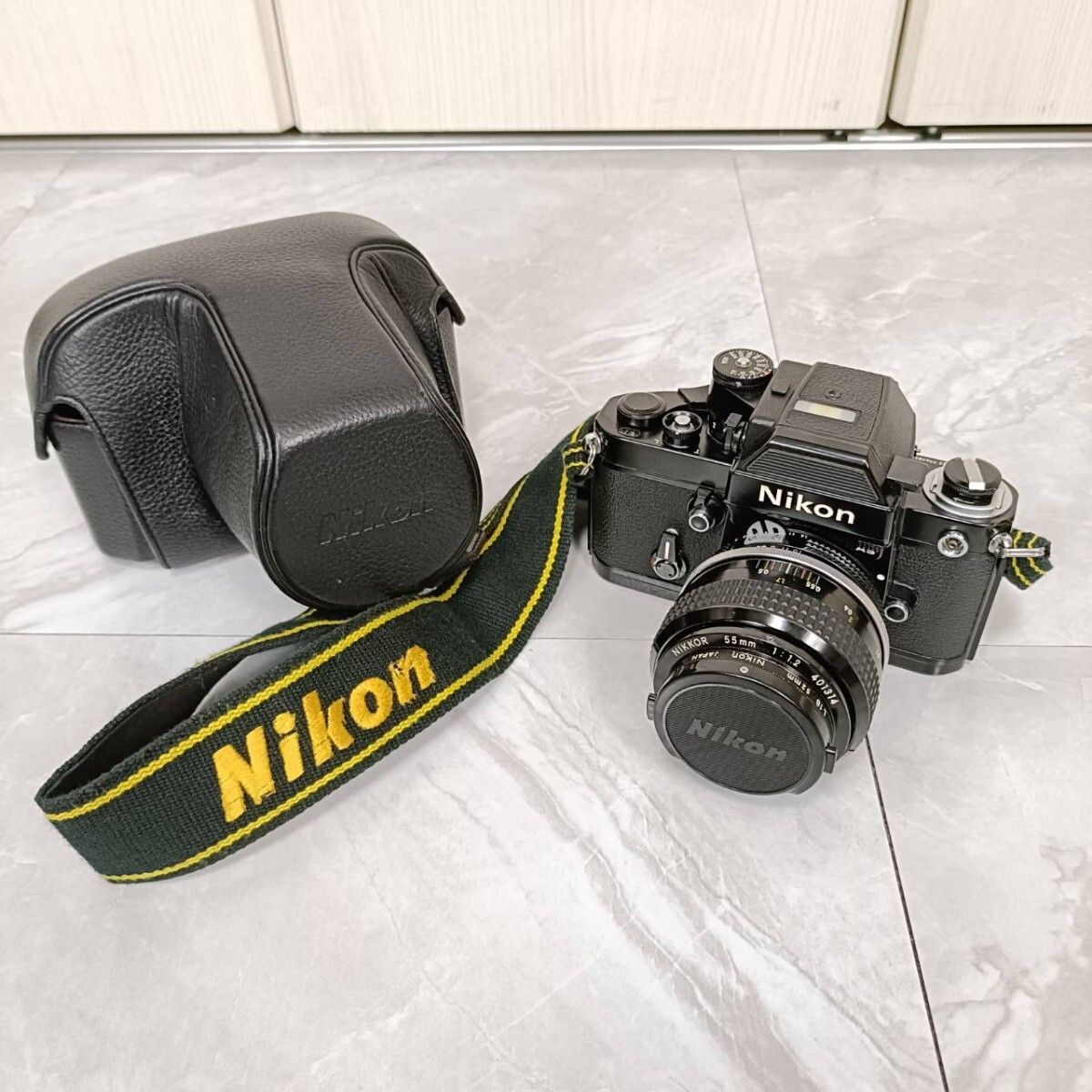 Nikon ニコン F2 フォトミック AS DP-12 フィルムカメラ レンズ 55mm 1:1.2 ブラック カメラカバー 1スタ 1円スタート 拍卖