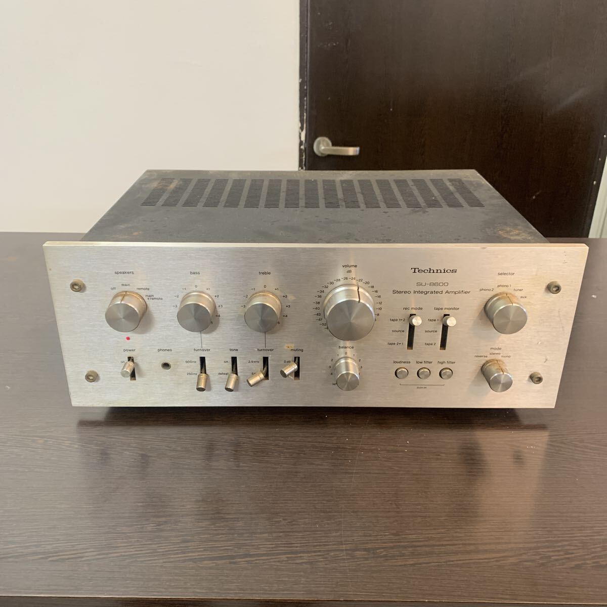 【E/L17624】Technics テクニクス SU-8600 プリメインアンプ 通電確認済 オーディオ機器拍卖