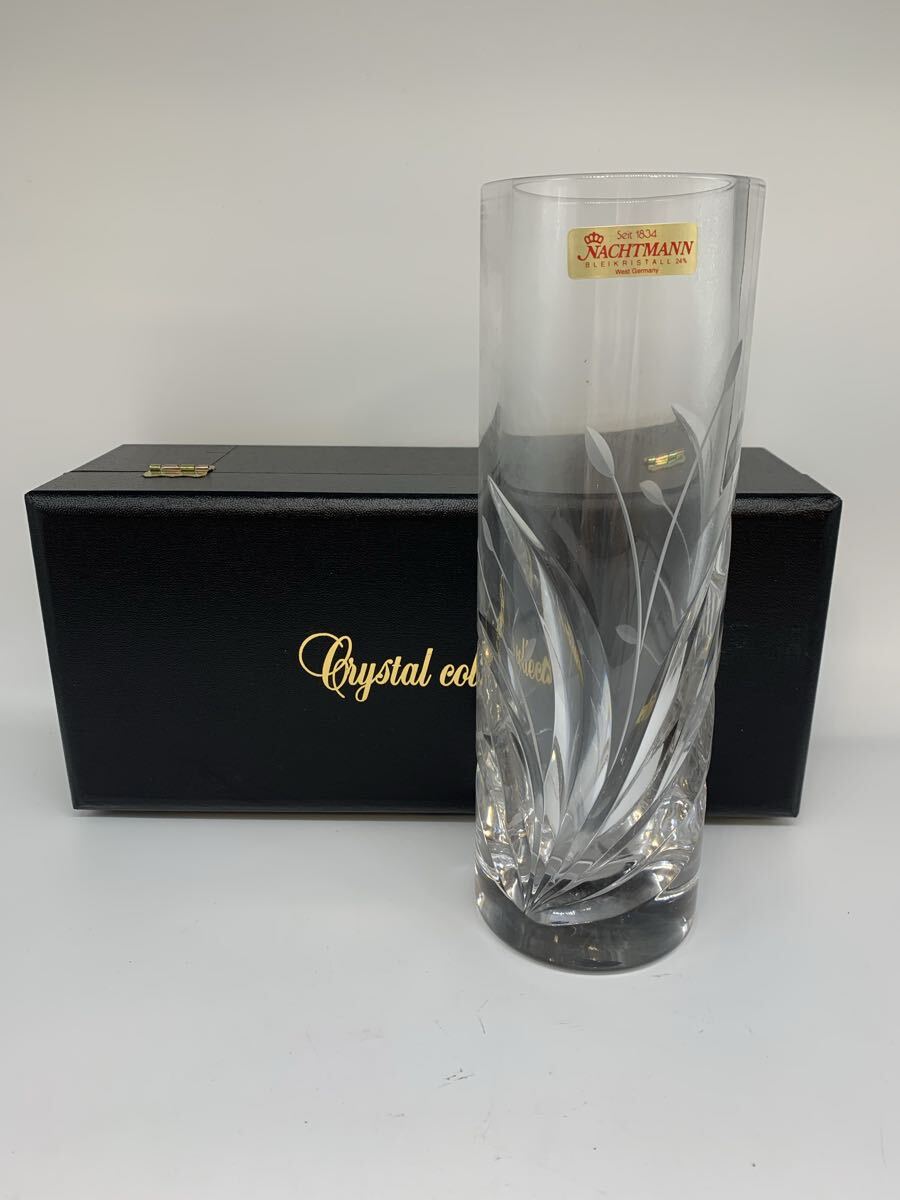 【K981839】NACHTMANN 花瓶 クリスタル ガラス拍卖