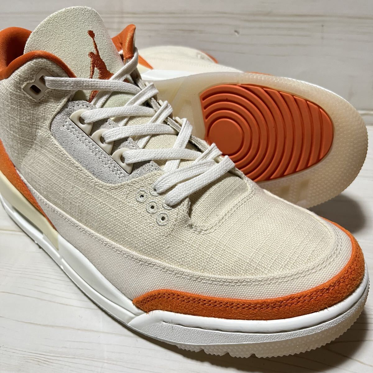 nike WMNS AIR JORDAN 3 STARFISH ナイキ エアジョーダン IH7694 200 US10 / 27 cm 新品同様 美品拍卖