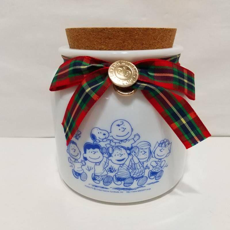 スヌーピー ミルクガラス ラッドポット キャニスター 平成レトロ 2004年製 SNOOPY 当時物 希少品 レア拍卖