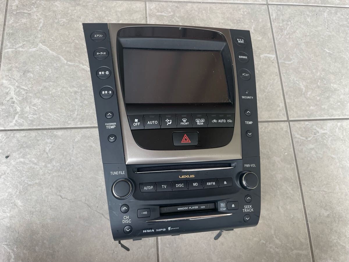 レクサス LEXUS UZS190 GS430 純正 マルチモニター トヨタ マルチモニター 拍卖