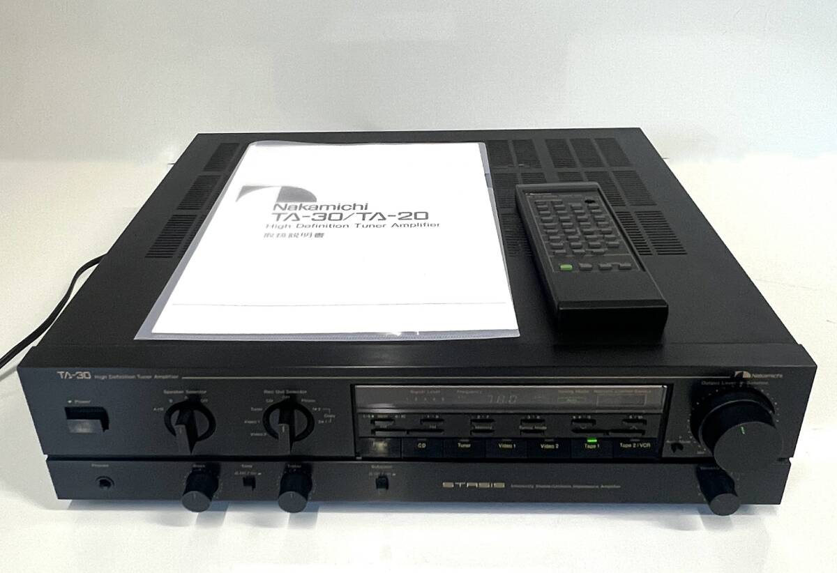 Nakamichiナカミチ TA-30プリメインアンプ 1000ZXL DRAGON RX-505 CR-70など カセットデッキ ワイヤレスコントロール化 早い者勝ち拍卖