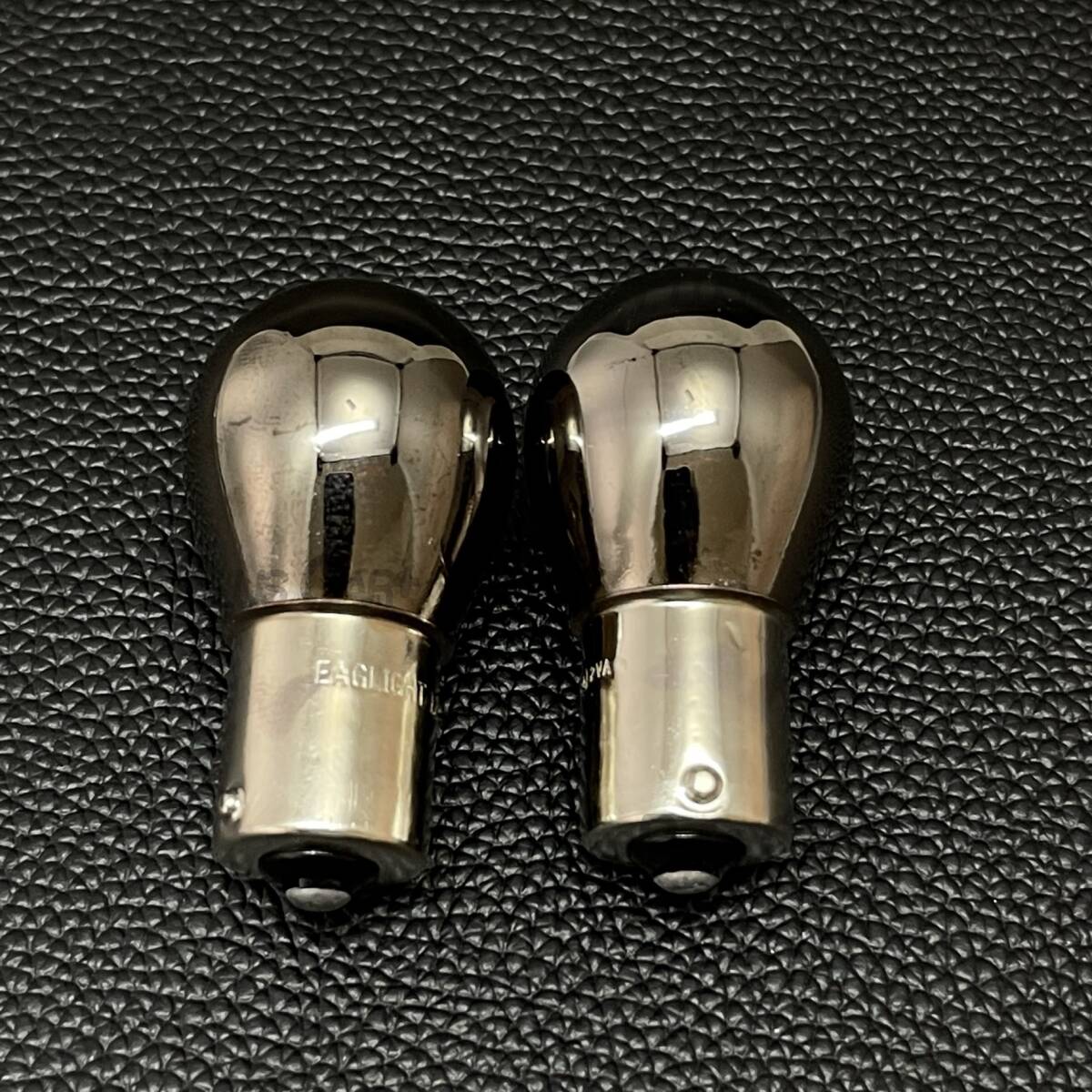 アンバー S25 バルブ ウインカー ステルス ピン角違い 150° ハロゲン球 2個 ステルスバルブ ハロゲン 2個 クロームバルブ BAU15S 新品拍卖