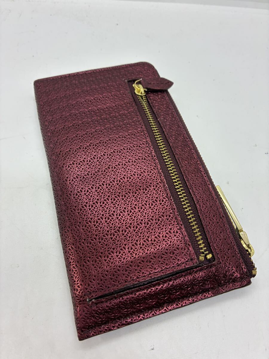 airlist エアリスト 長財布 レザー ワインレッド 軽量拍卖