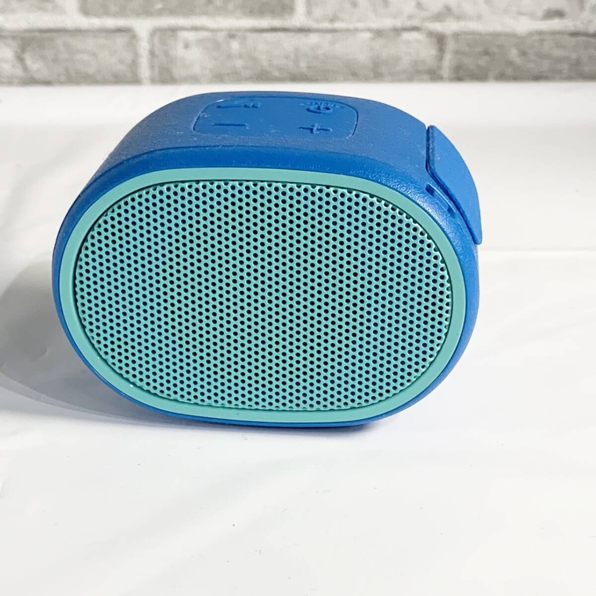 usH-3468【SONY/ソニー】Bluetooth スピーカー SRS-XB01 ブルー 本体のみ 通電のみ確認済 可愛い形 中古・現状品拍卖