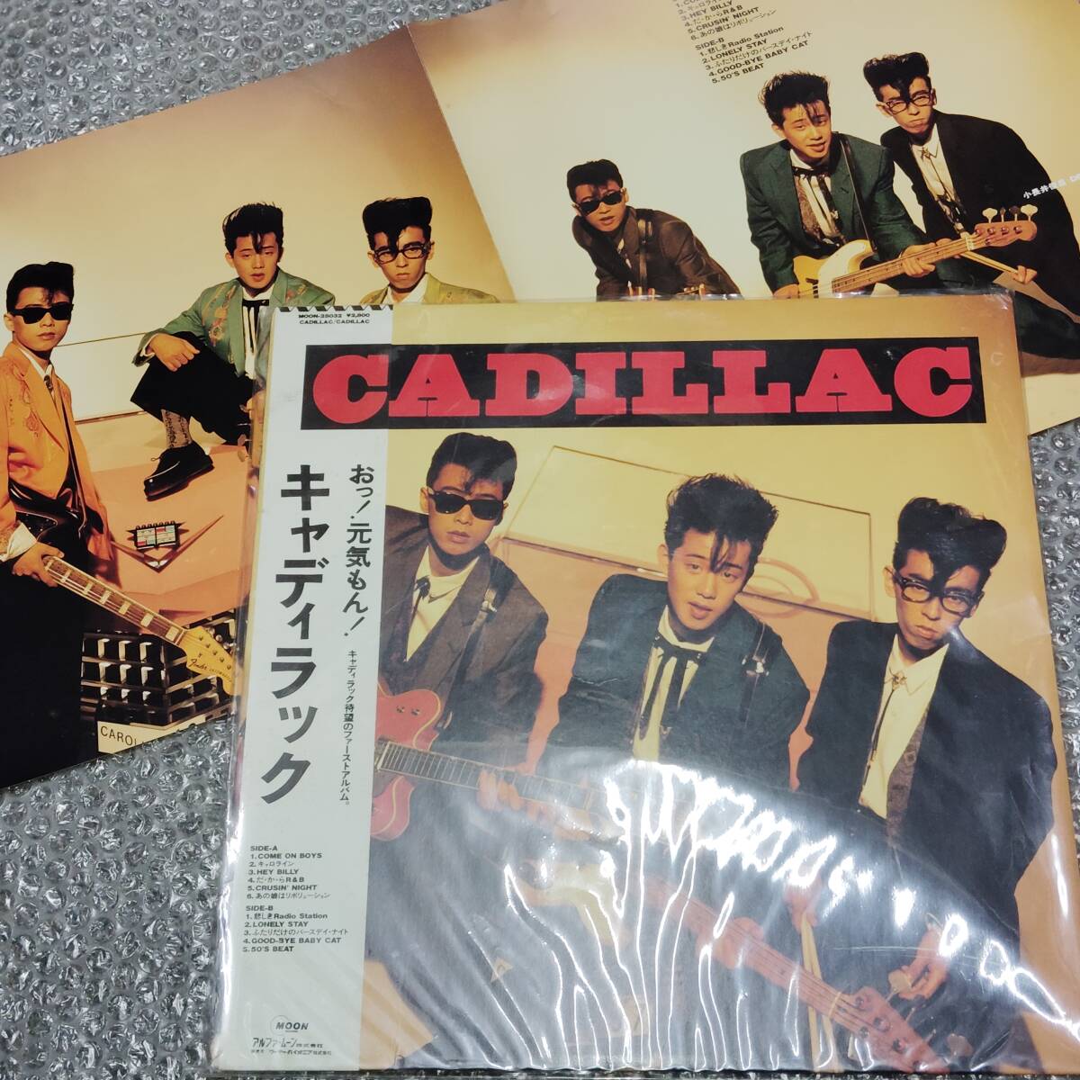 LP★キャディラック/CADILLAC「CADILLAC」~和モノ/和ロカビリー/キャデラック/キャロル/ブレイン・ウォッシュ・バンド/マックショウ拍卖