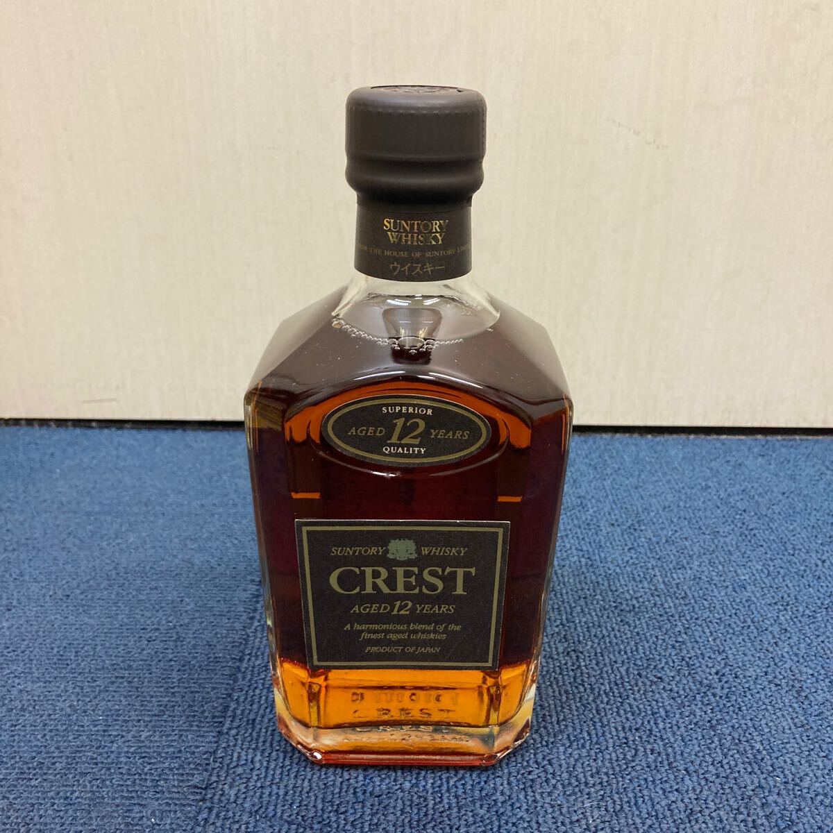 38984 1022Y 未開栓 保管品  SUNTORY CREST サントリー クレスト12年 750ml拍卖